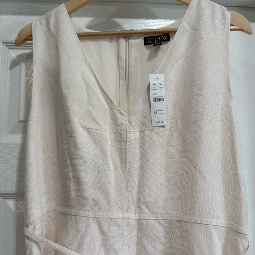 J. Crew Ivory Midi Dress - Picture 2 of 7